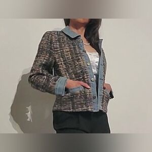 27◼️ ECRU  MIXED MEDIA JACKET